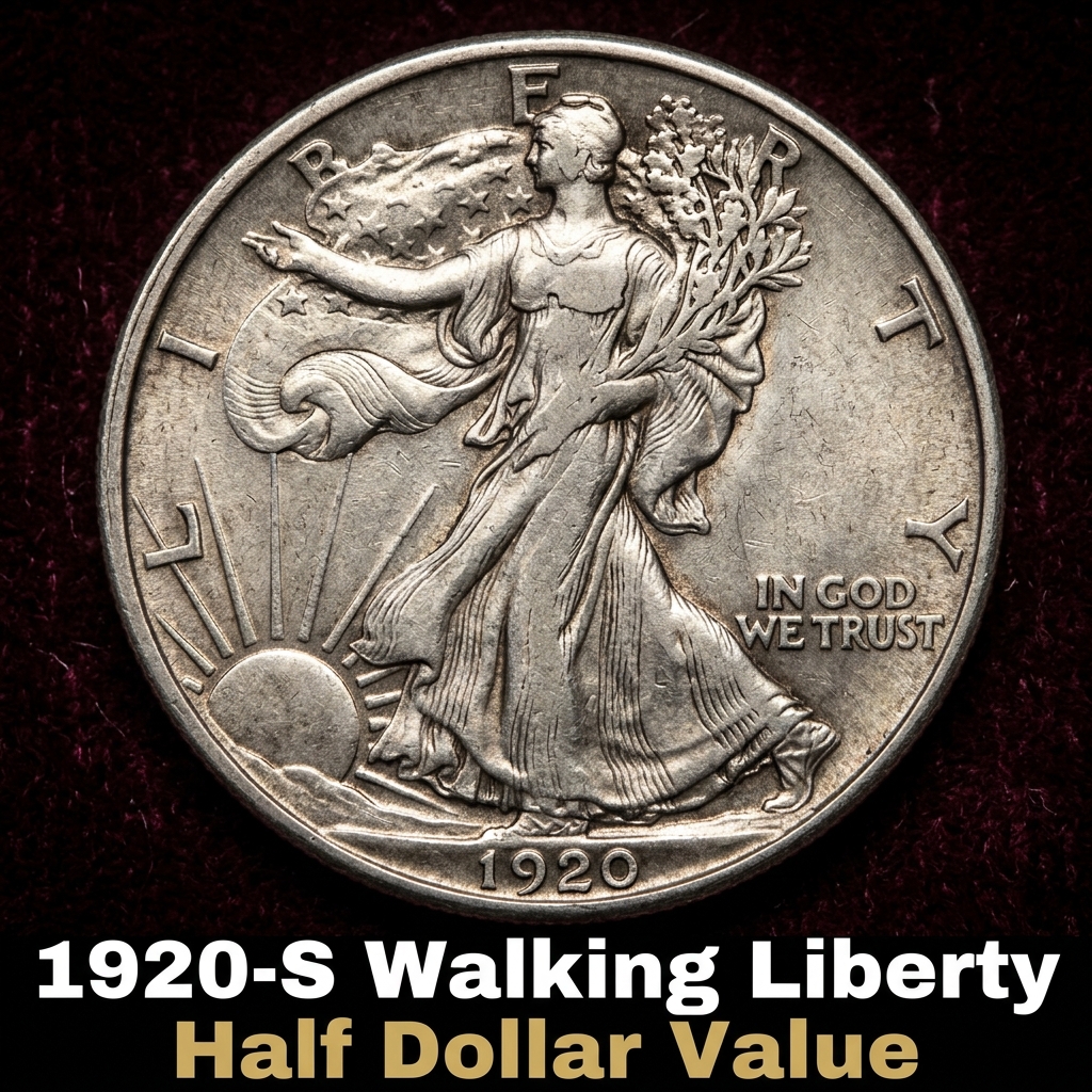 Actual Worth of Your 1920 S Walking Liberty Half Dollar Explained