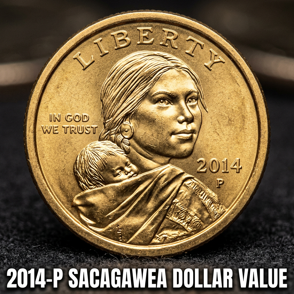 Are my 2014 P Sacagawea Gold Dollars worth more than face value