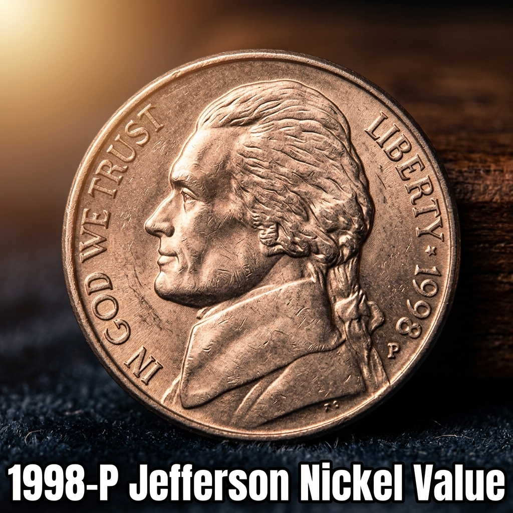 Find Out How Much a 1998 P Jefferson Nickel Is Worth Today