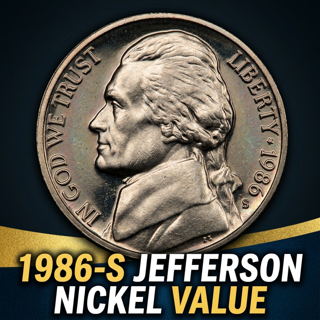 Find Out How Much Your 1986 S Jefferson Nickel Is Worth Today