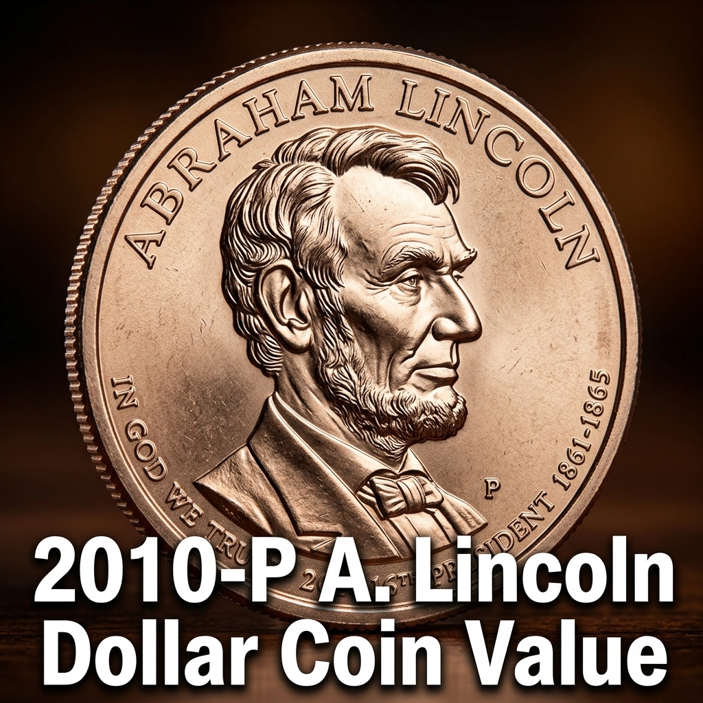 Find the Real Market Value of the 2010 P Abraham Lincoln Presidential Dollar Coin