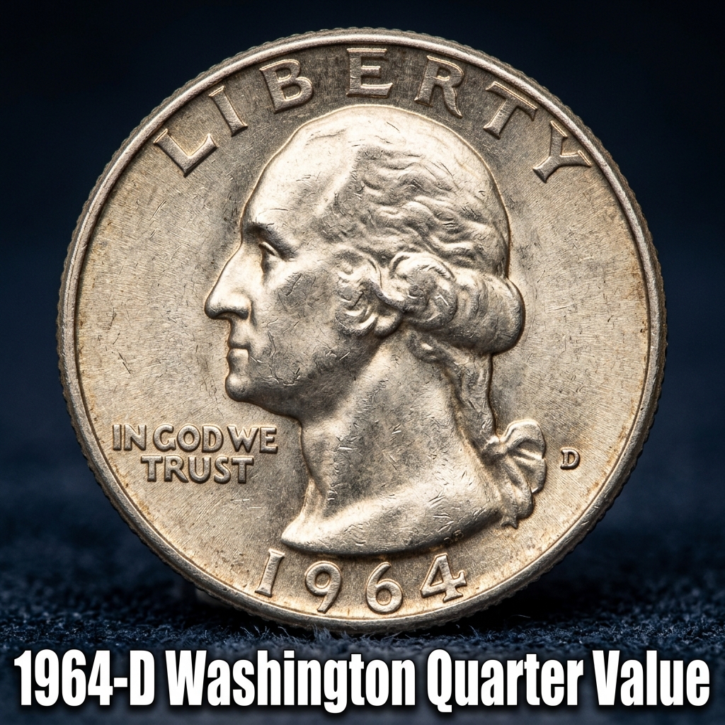 How Much is a 1964 D Washington Quarter Worth Today