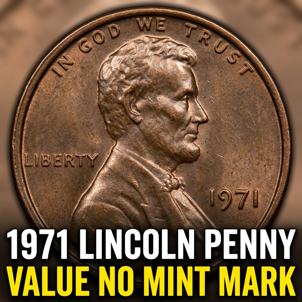 How Much is a 1971 Lincoln Penny with No Mint Mark Worth Today