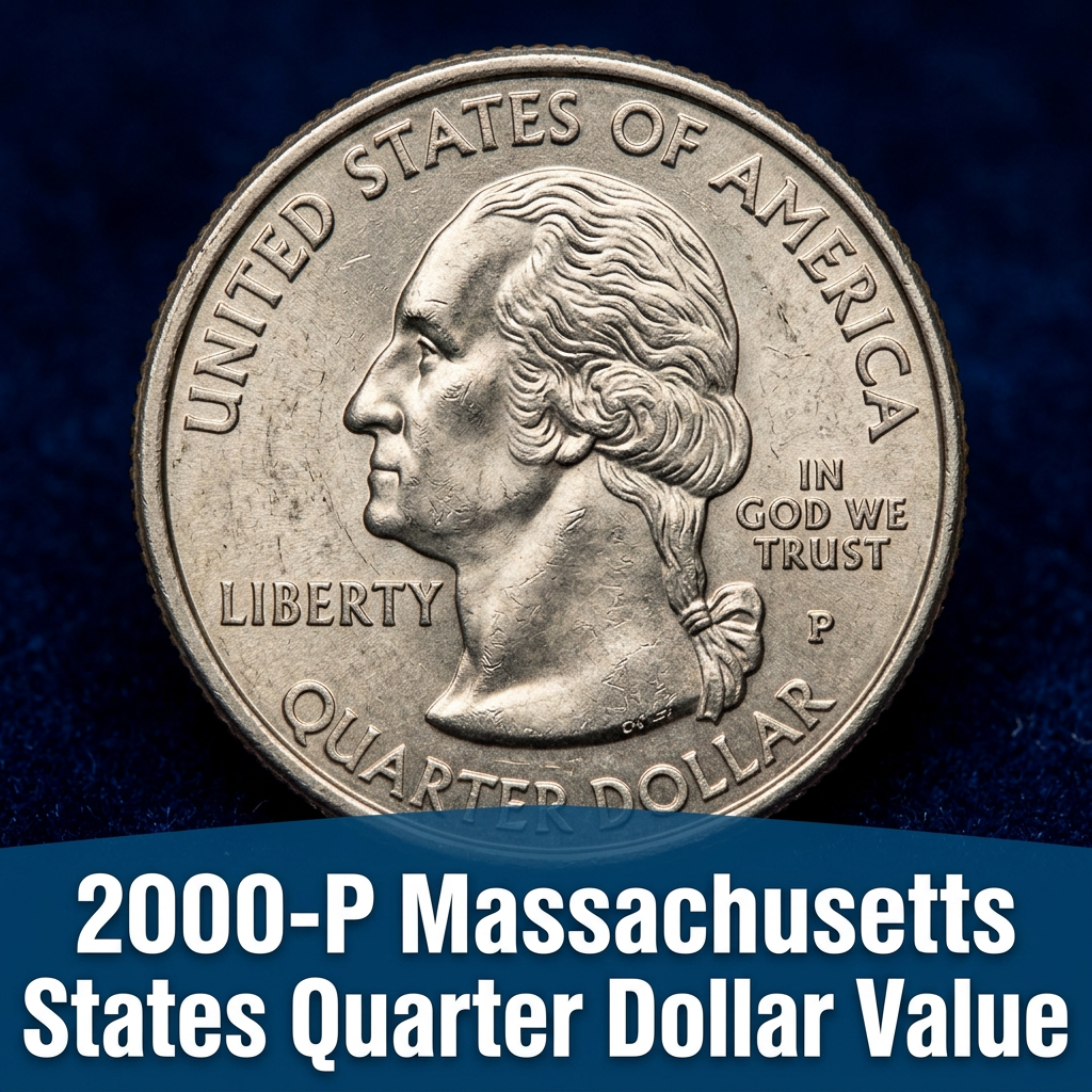 How Much is a 2000 P Massachusetts Quarter Worth Today
