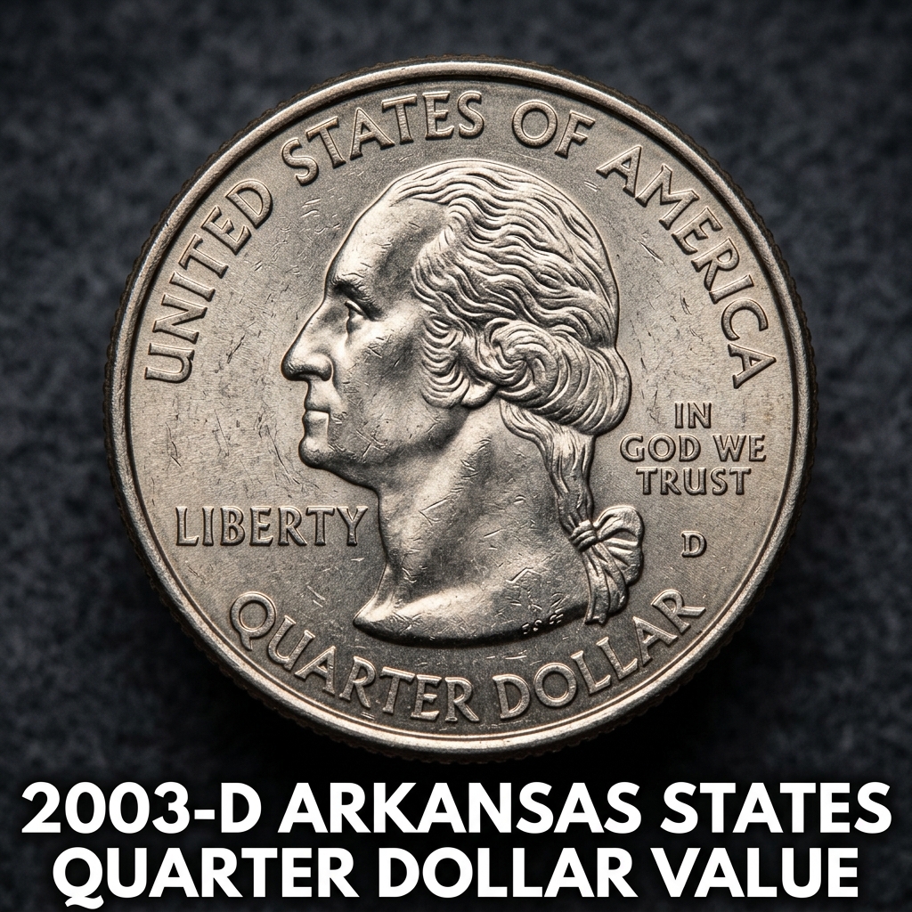 How Much Is a 2003 D Arkansas State Quarter Worth Today