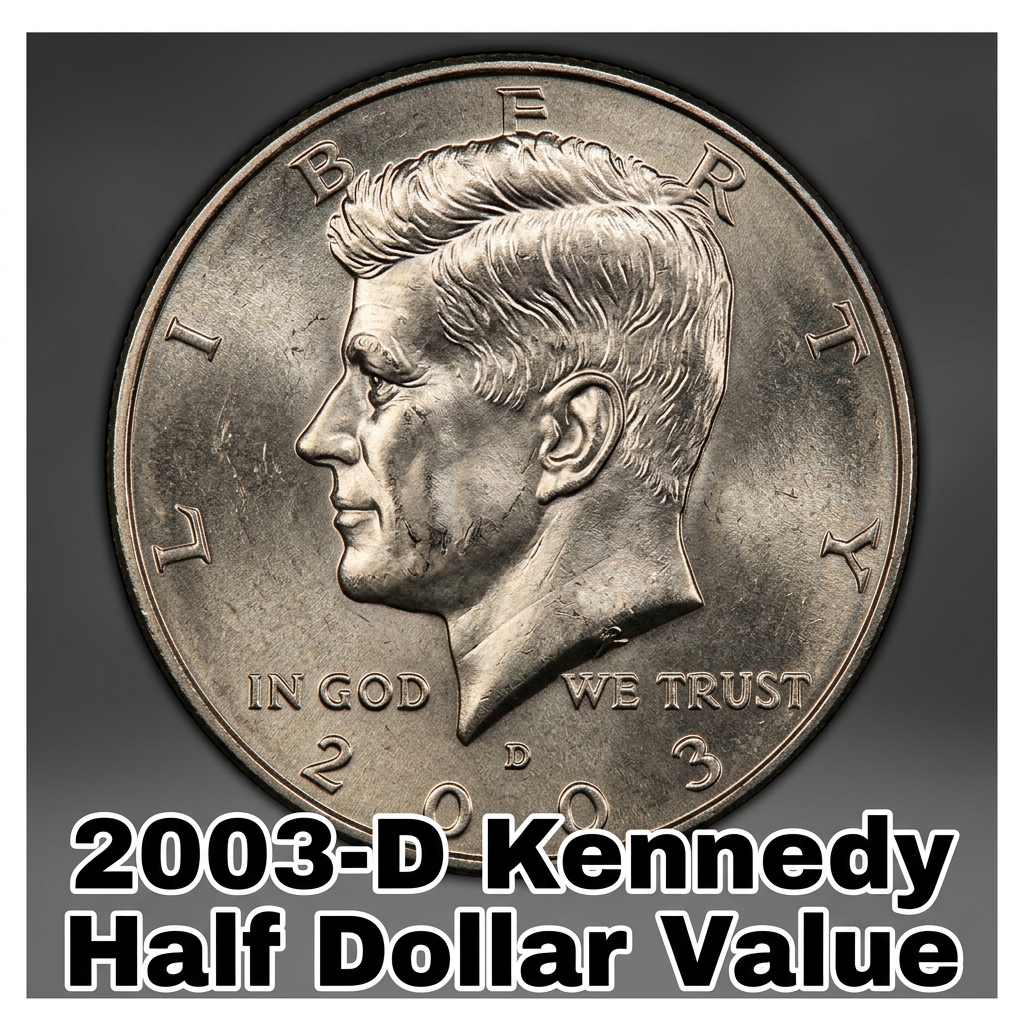 How Much Is a 2003 D Kennedy Half Dollar Worth Today