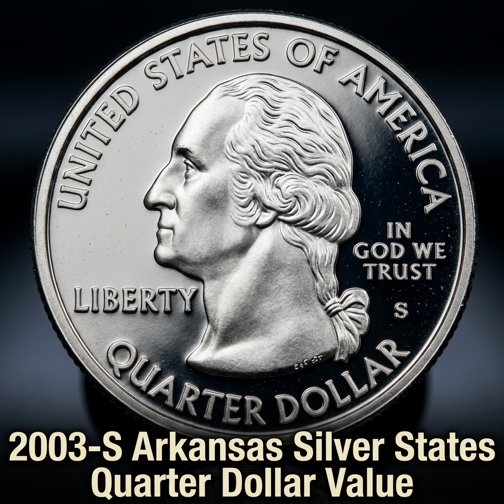 How Much Is a 2003 S Arkansas Silver State Quarter Worth Today