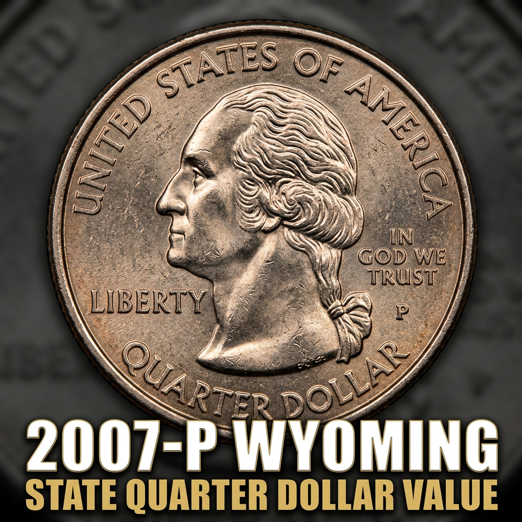 How much is a 2007 P Wyoming State Quarter worth today