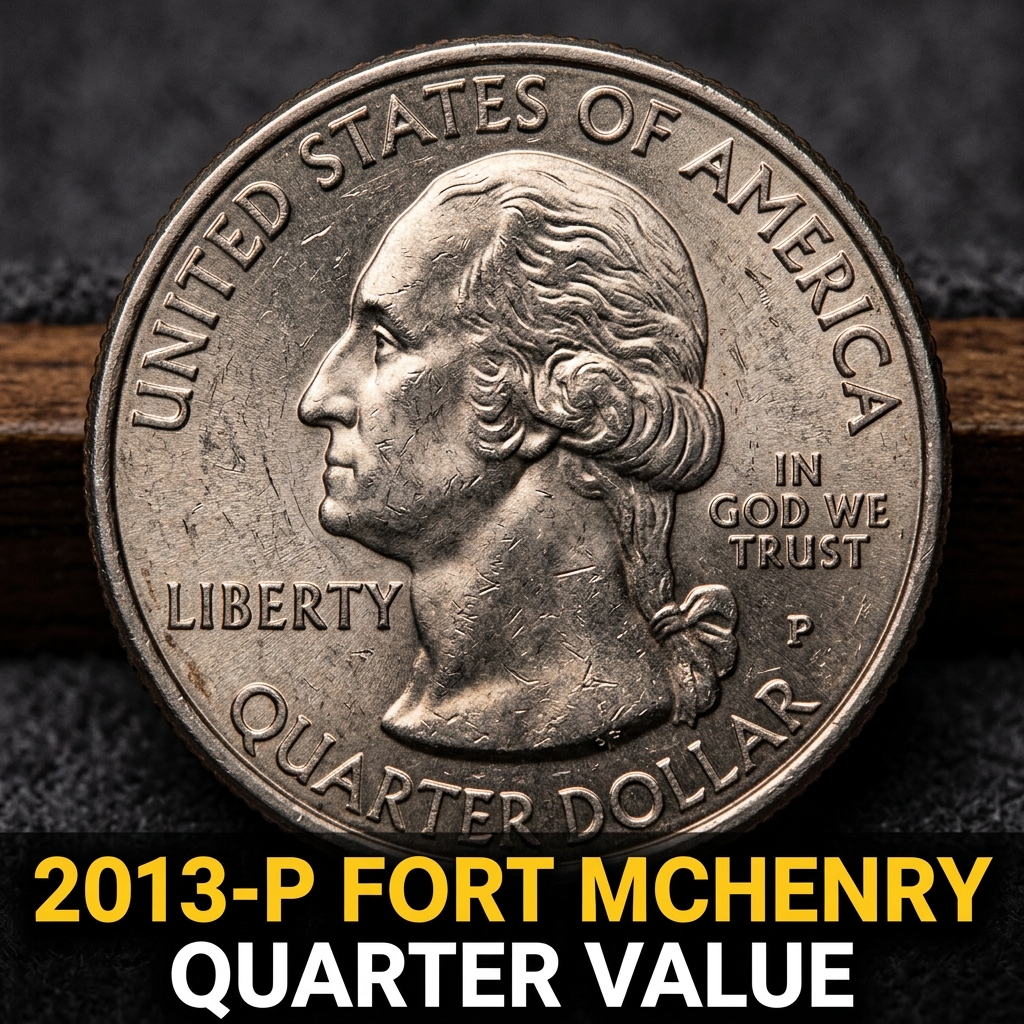 How Much Is a 2013 P Fort McHenry Quarter Worth in Today's Market