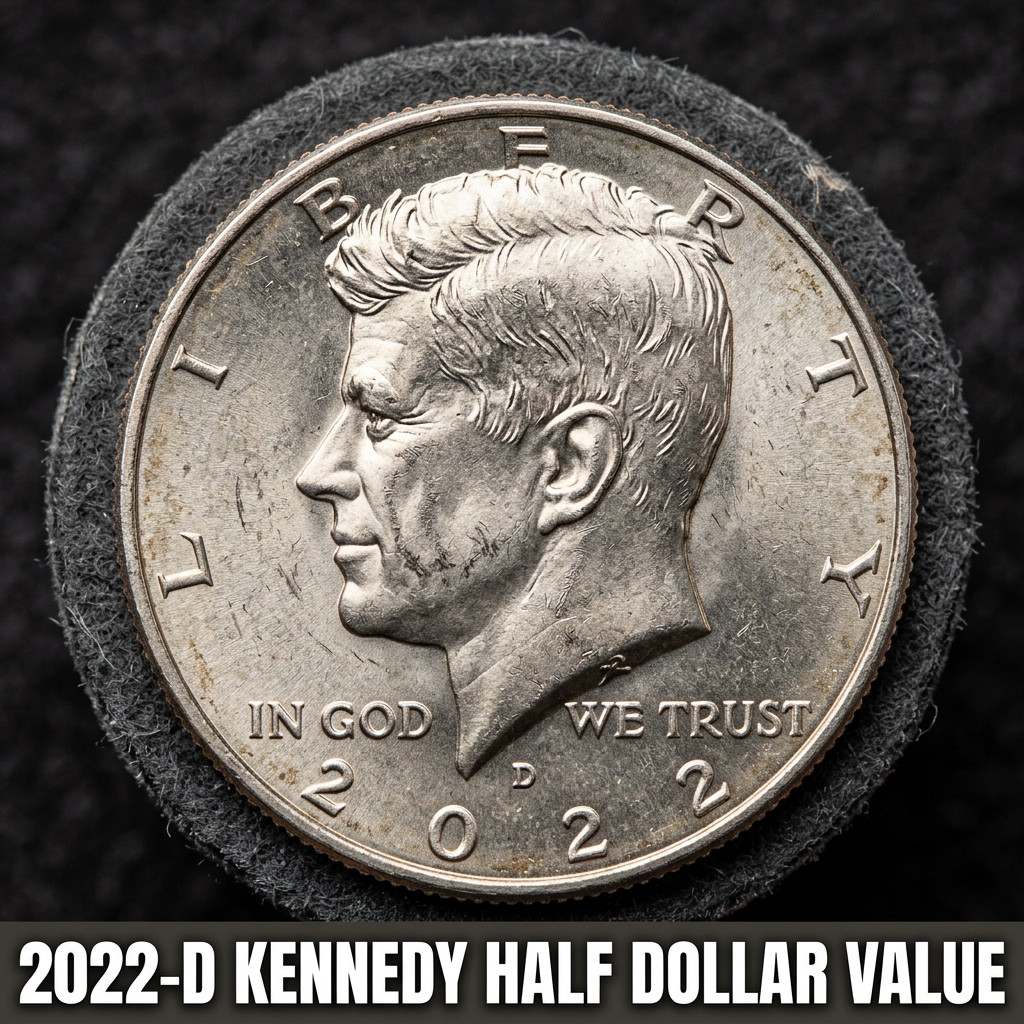 How Much is a 2022 D Kennedy Half Dollar Worth Today