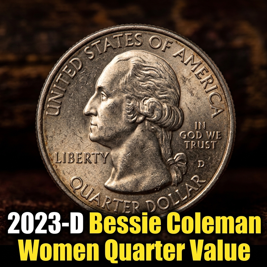 How Much Is the 2023 D Bessie Coleman Quarter Worth Today