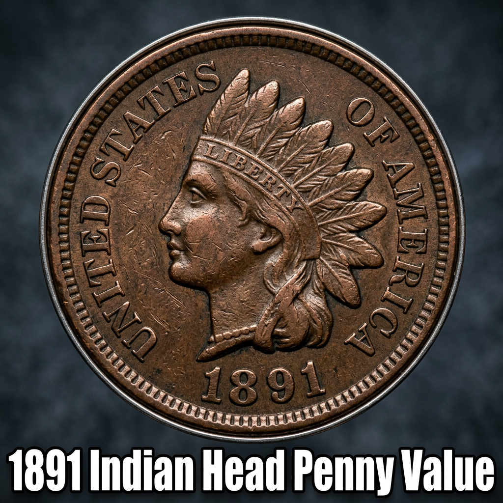 How Much Is Your 1891 Indian Head Penny Worth Current Market Guide