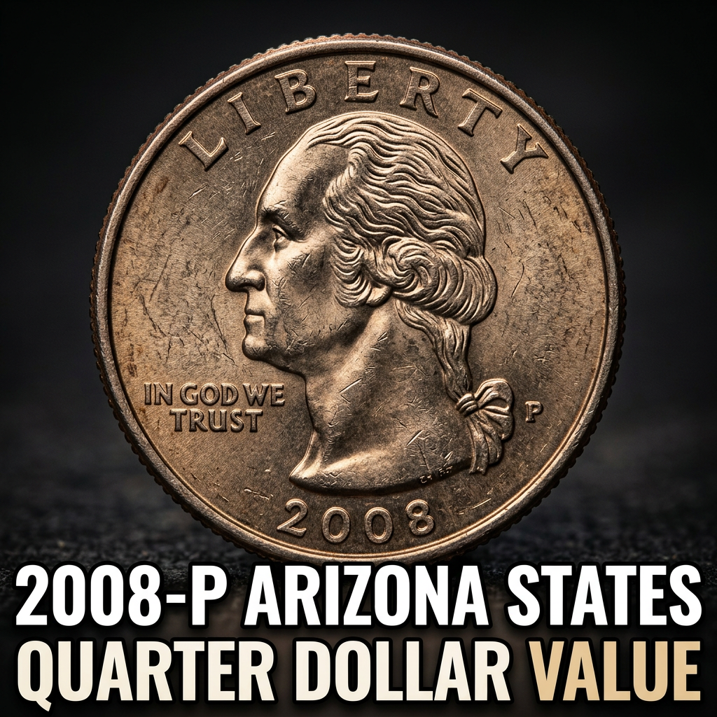 Market Value and Collector Guide for the 2008 P Arizona State Quarter
