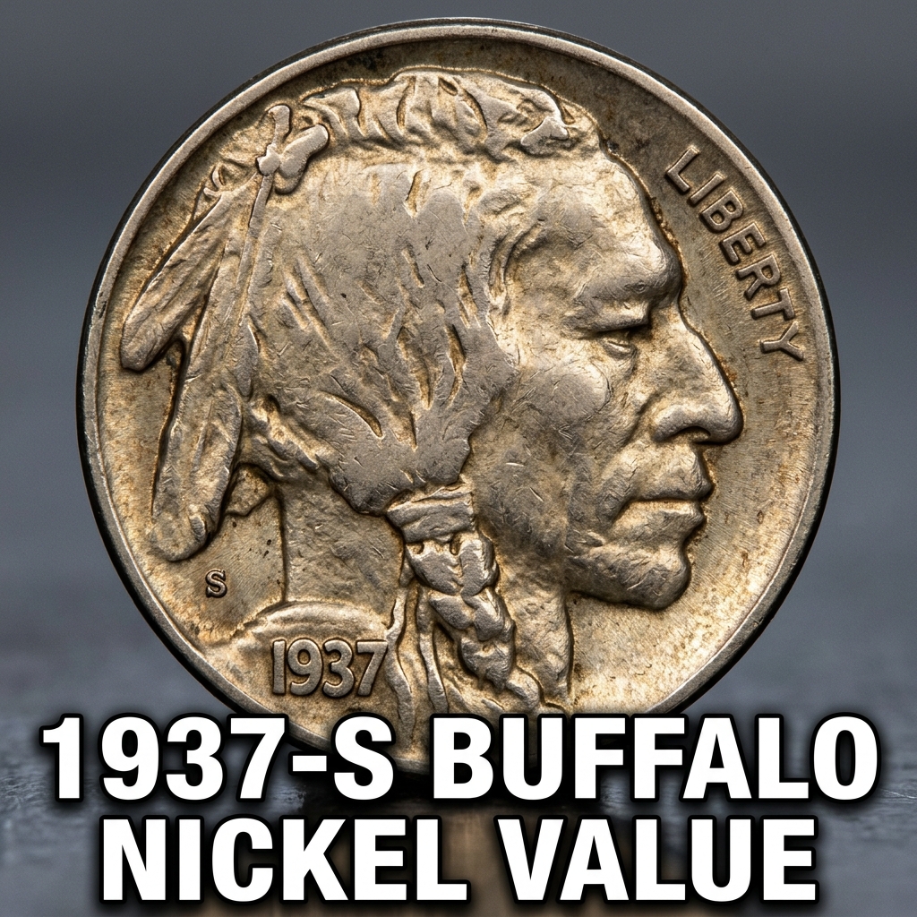 Your 1937 S Buffalo Nickel Value Guide and Rarity Factors