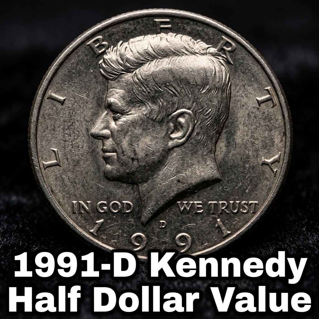 Your 1991 D Kennedy Half Dollar Value Guide and What to Look For